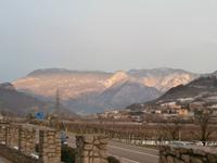 Fahrt auf der Südtiroler Weinstrasse