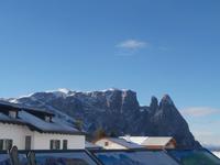 Seiser Alm-Blick zum Schlern