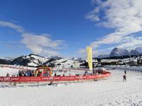 Zur Pferdeschlittenfahrt auf der Seiser Alm