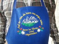 Südtirols Schürze mit Spruch