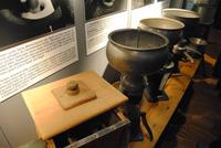 Käserei Drei Zinnen Toblach - Ausstellung alter Verfahren zur Butterherstellung
