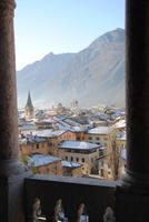 Venezianische Loggia - Blick auf die Altstadt von Trient