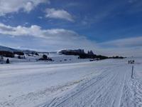 Seiser Alm-Blick zum Schlern