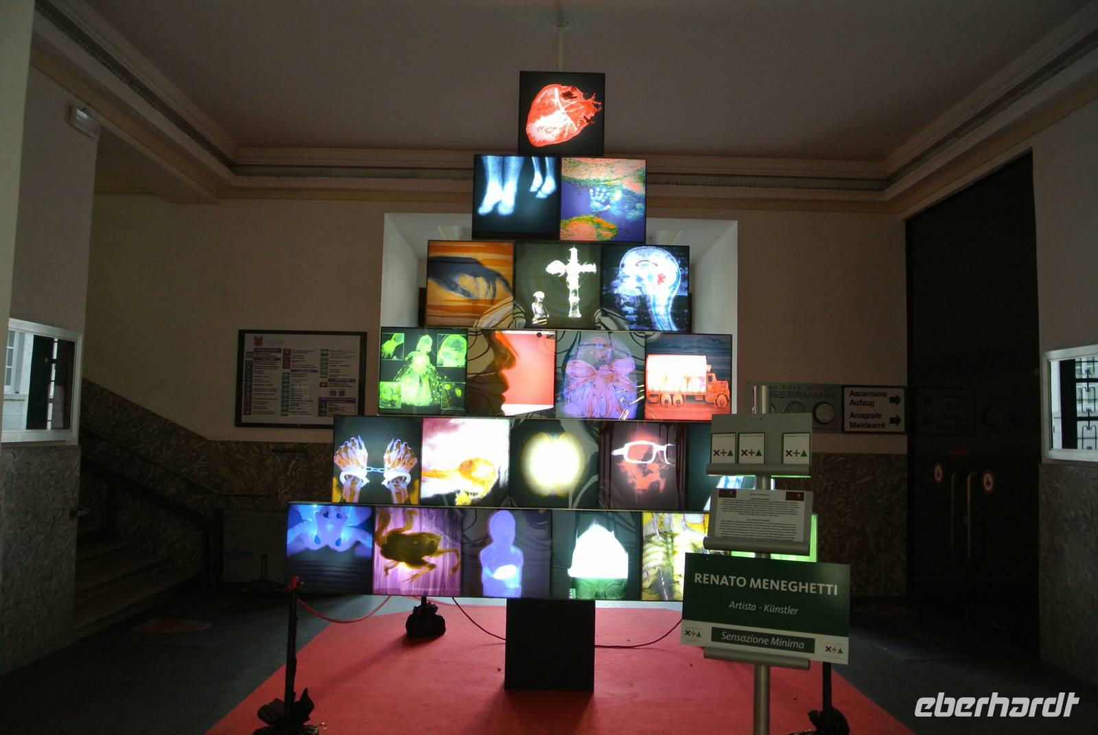 Ein besonderer Weihnachtsbaum in Meran