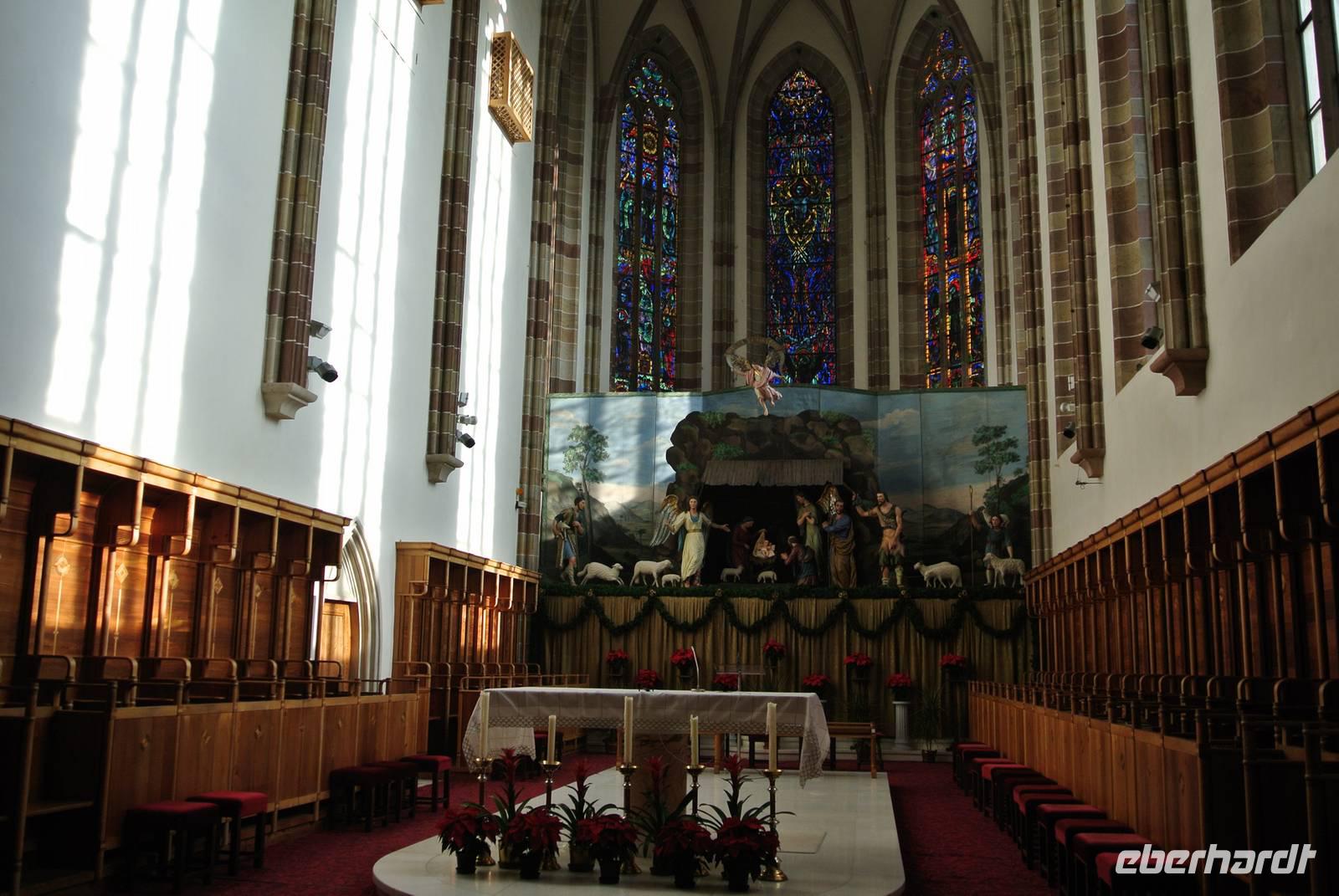 Krippe in der Frazniskanerkirche in Bozen 