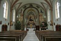 In der Pfarrkirche in Laas