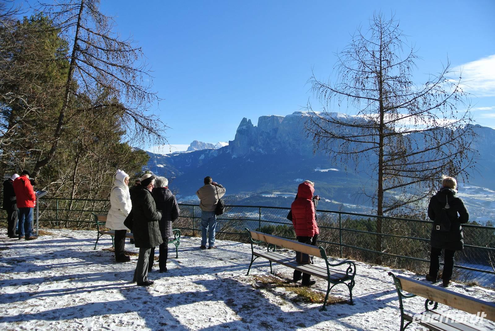 Bergpanorama auf dem Ritten