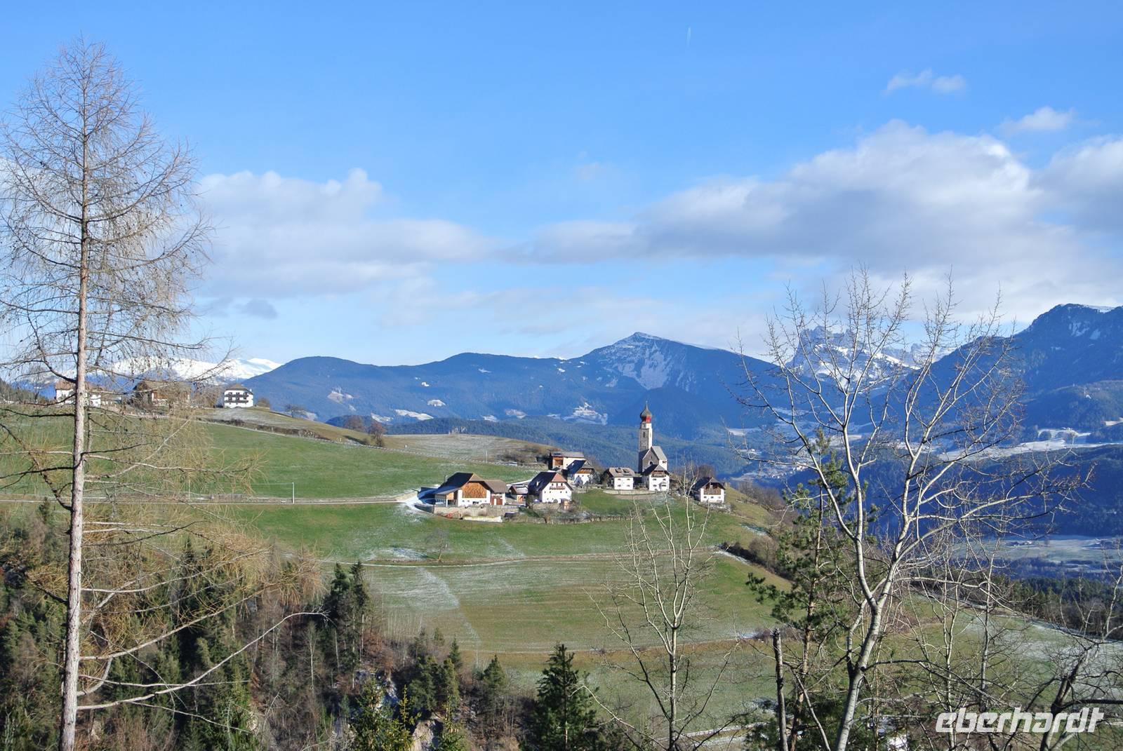 Bergpanorama auf dem Ritten