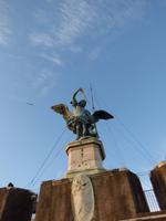 Erzengel Michael auf dem Dach der Engelsburg