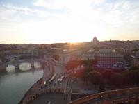 Blick über den Tiber von der Engelsburg