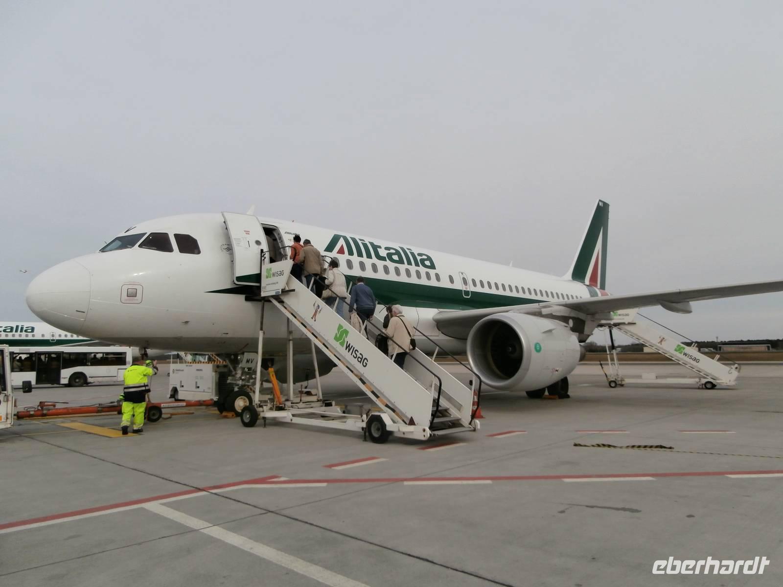 Flug mit Alitalia nach Venedig