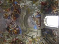 Deckenfresko S. Ignazio di Loyola - optische Effekte