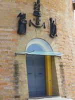 Eingang zur ehemalige Wohnung Papst Johannes XXIII (oberhalb Papstwappen)