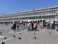 am Piazza San Marco in Venedig
