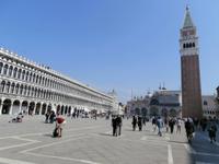 am Piazza San Marco in Venedig