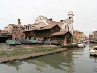 Gondelwerft in Venedig