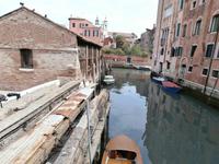 Gondelwerft in Venedig