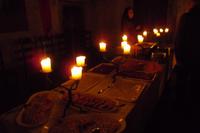 Abendessen im Castel Noarna