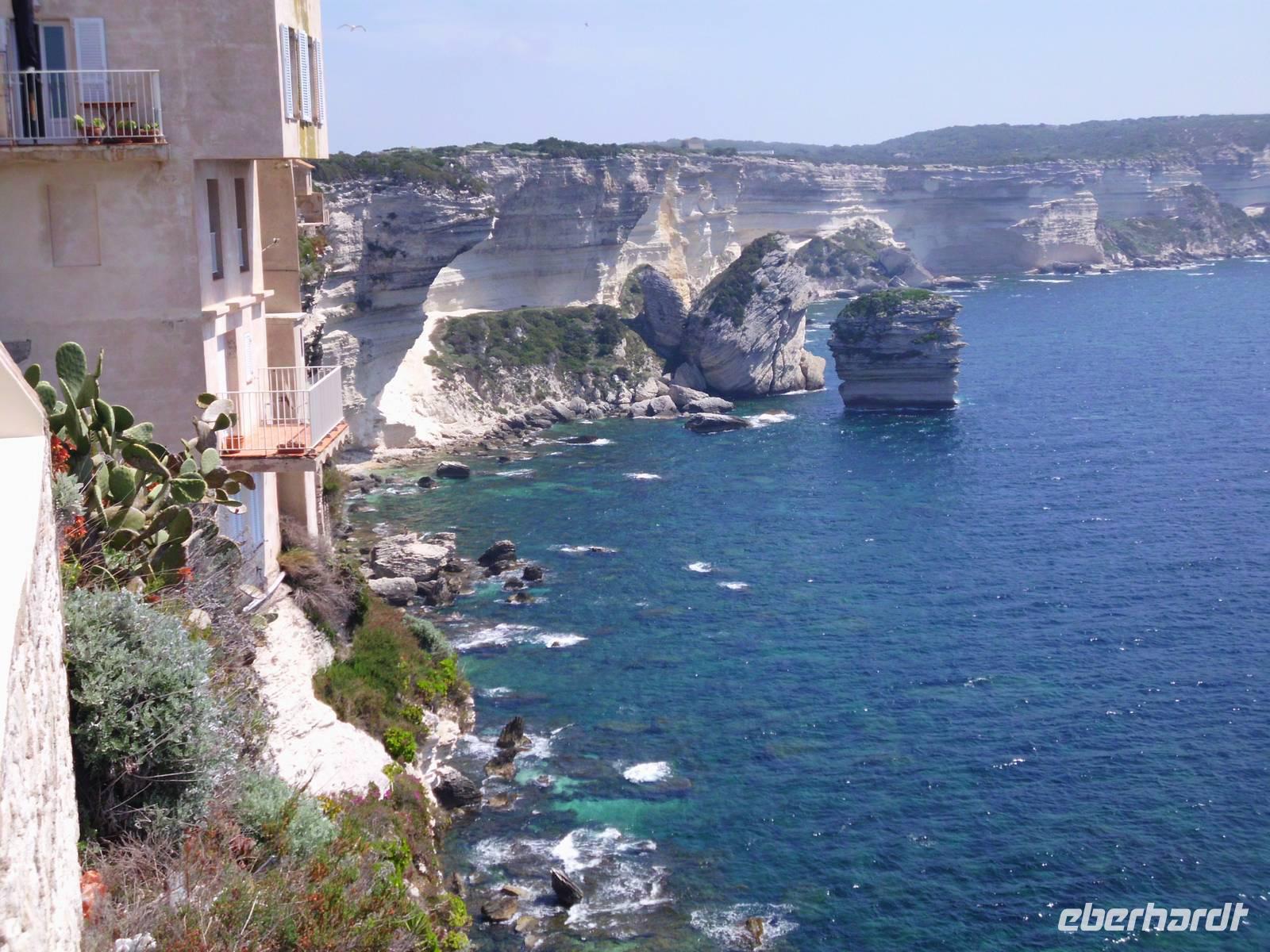 Ausblick in Bonifacio
