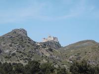 Blick auf die Wallfahrtsstätte der Madonna Nera bei Tindari