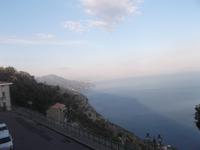 Abendblick von der Hotelterasse des 