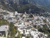 Blick auf Positano, Amalfiküste