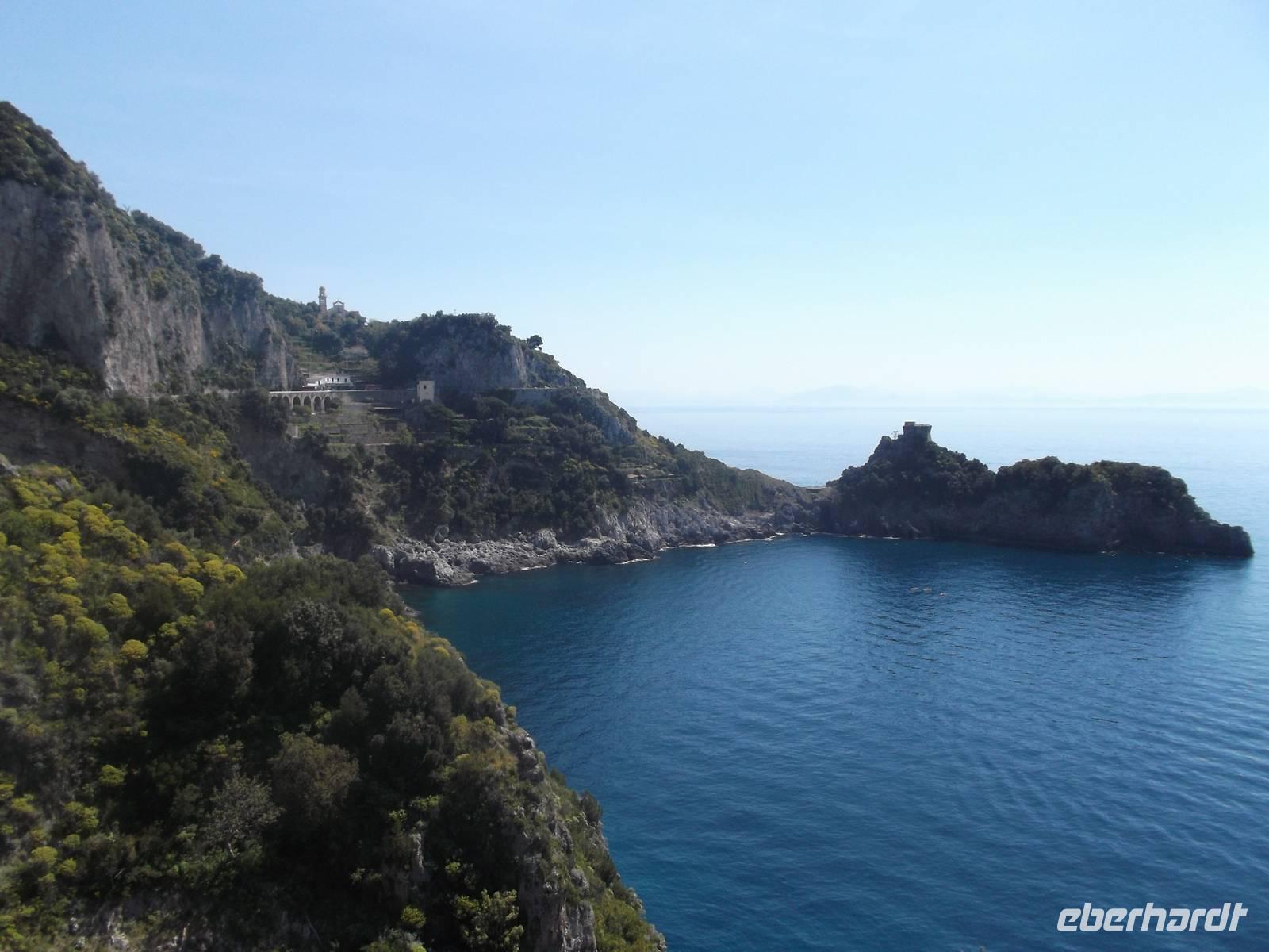 Amalfiküste, Landzunge unterhalb des St. Orsola