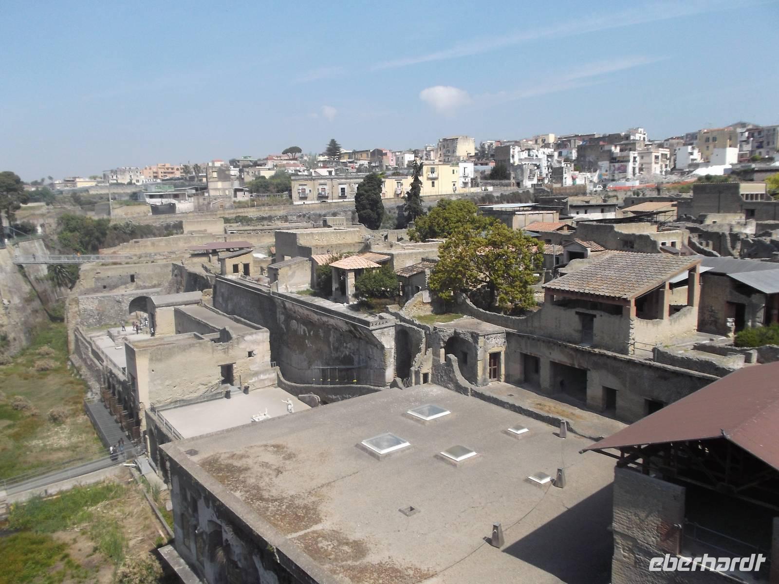 in der Ausgrabungsstätte von Herculaneum