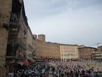 Campo in Siena , wo Palio stattfindet 