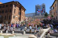 An der Spanischen Treppe