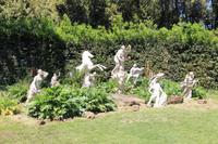 Die sterbenden Kinder der Niobe im Park der Villa Medici 