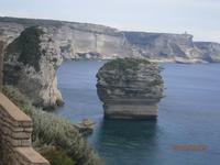 Blick entlang der korsischen Küste - gesehen von Bonifacio