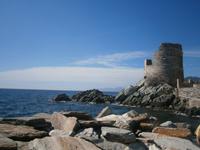 Der Genueserturm und das Meer