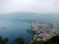 Nebeliger Ausblick auf Garda