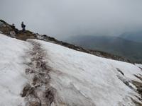 Es liegt sogar noch ein wenig Schnee