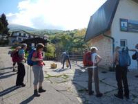 Start zur Wanderung zum Hochplateau Prada alta