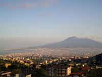 Blick auf den Vesuv von den Monti Lattari