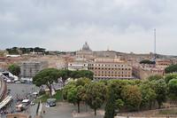 Engelsburg - Blick zum Petersdom
