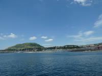 Überfahrt nach Ischia, Blick über Pozzuoli/Neapel