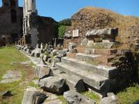 Kaum noch vorstellbar, wie die Tempel des Forum Romanum einst ausgesehen haben müssen