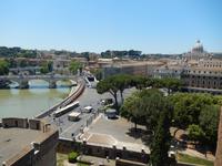Von der Engelsburg genießt man eine wunderbare Aussicht über weite Teile Roms