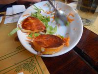 Auch dieser gegrillte Käse war außerordentlich lecker