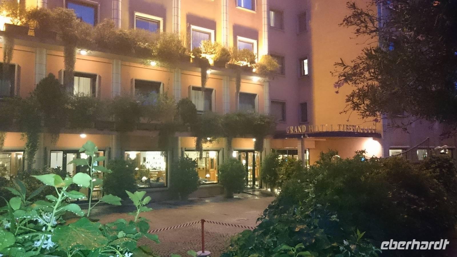 Unser Zuhause für die fünf Tage unserer Reise war das Grand Hotel Tiberio im Stadtteil Trionfale