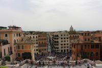Ausblick von der Spanischen Treppe