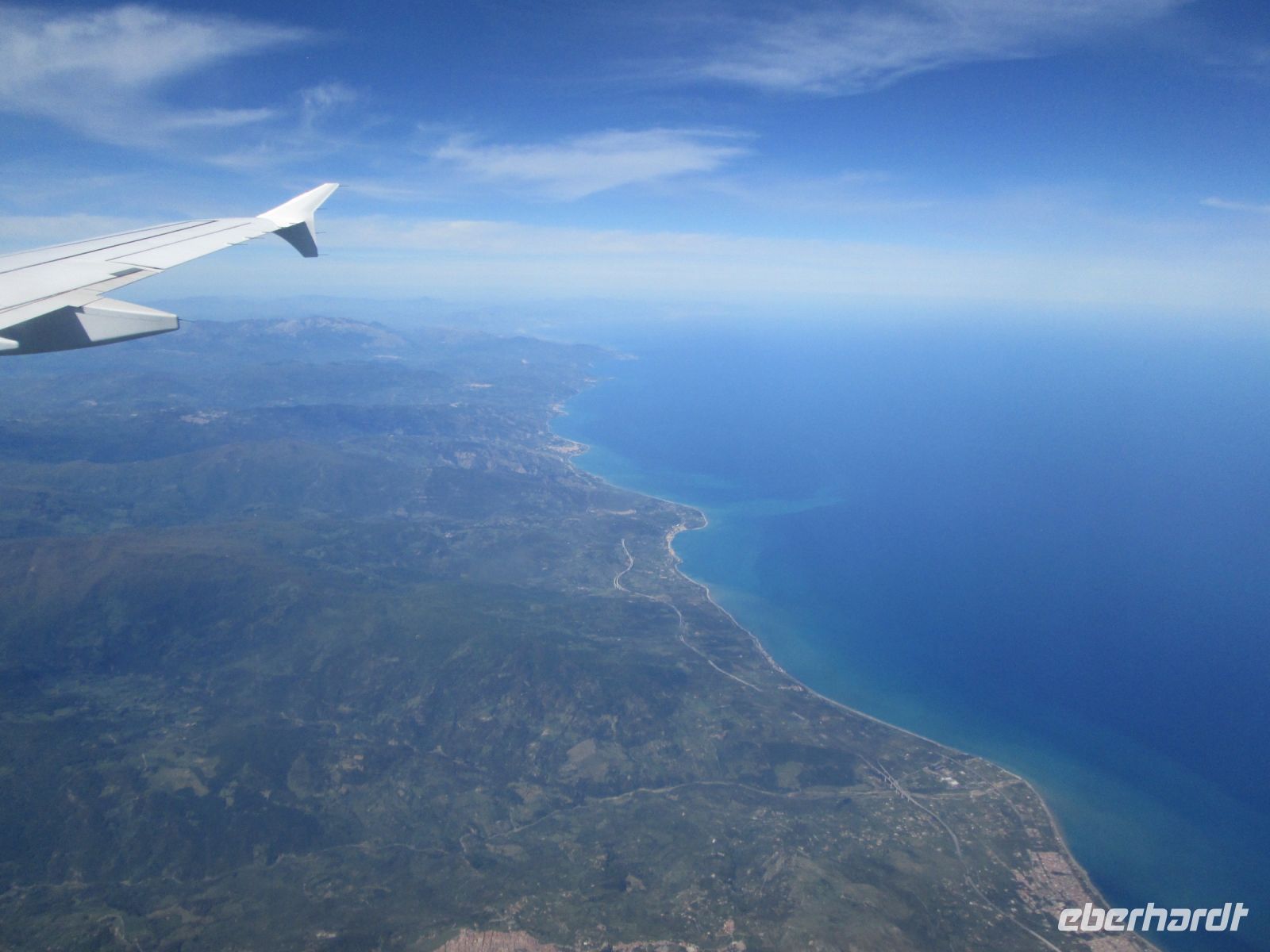 Anflug auf Sizilien