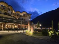 Ankunft in Commezzadura im Hotel Tevini in den Dolomiten