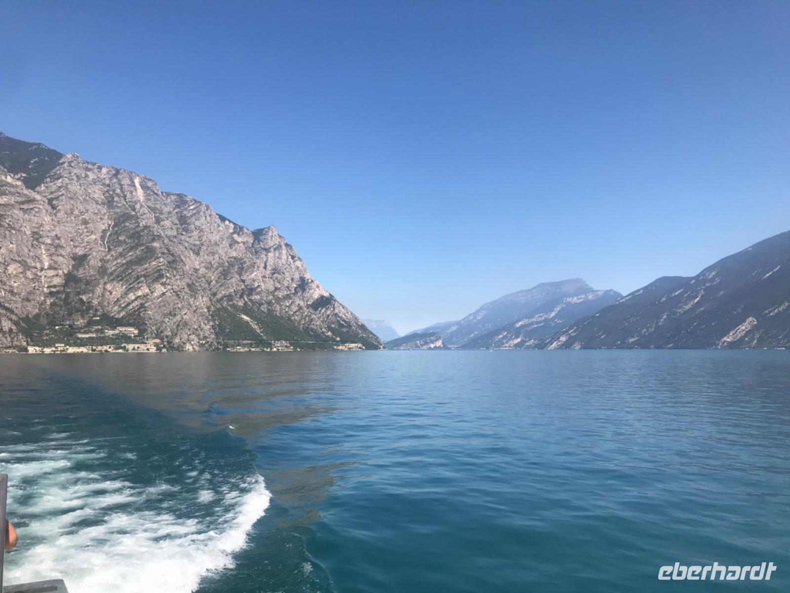 Auf dem Gardasee