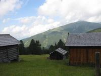 Auf dem Weg zur Peitlerscharte - Blick zur Plose