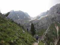 Auf dem Weg zur Peitlerscharte