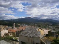 Ausblick vom Belvedere in Corte